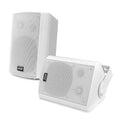 5.25'' & Indoor/Outdoor Speaker White Waterproof Pyle Bluetooth Speakers, - Mount Wall System