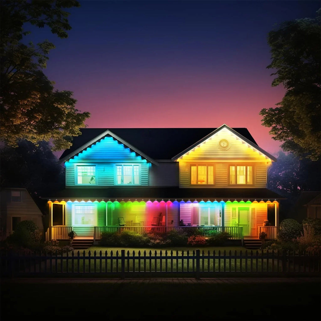 for with Eaves IP67 Lights Lights and Modes, RGB Remote Lights, LED Using, Permanent 100ft Scene Alexa with 72 Suitable DIY Holiday Work Outdoor Daily Waterproof, Outdoor & with