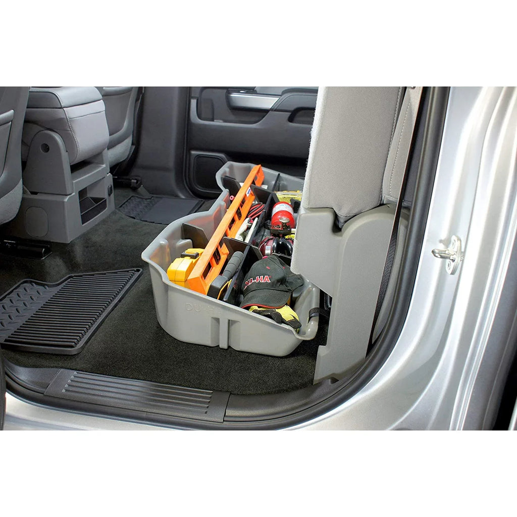Seat 2014-18 Rack Truck Gun Under Organizer Container Storage Chevy GMC DU-HA
