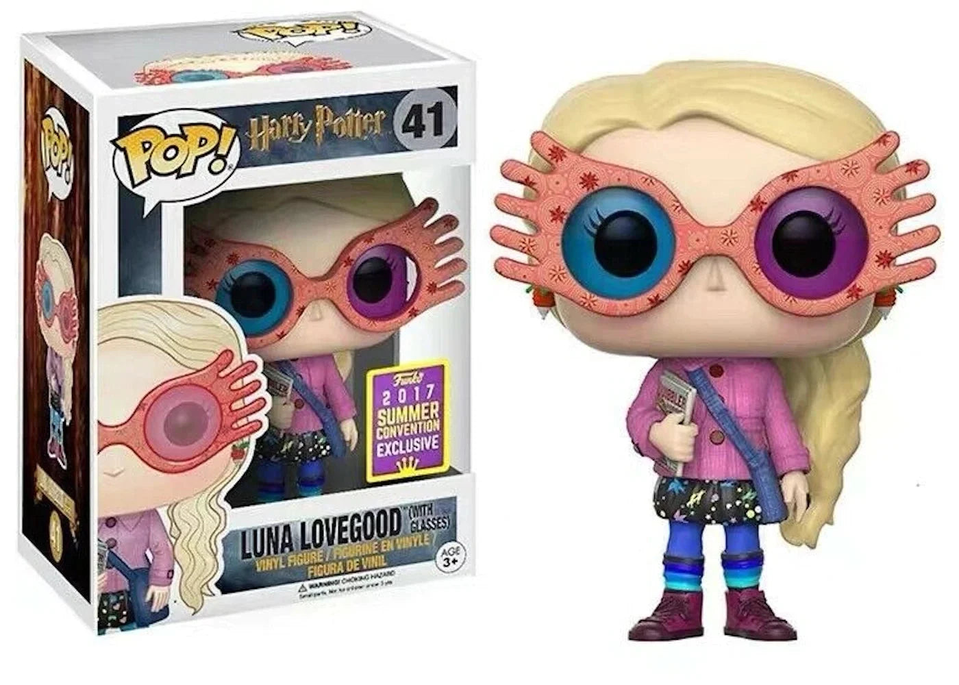 Luna Harry Figure Exclusive Funko Lovegood Movies Pop! (with Summer Potter Glasses) 341