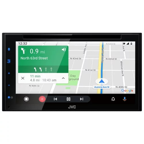 Carplay Player KW-V66BT Apple Bluetooth 6.8" Receiver+Camera JVC CD/DVD Android
