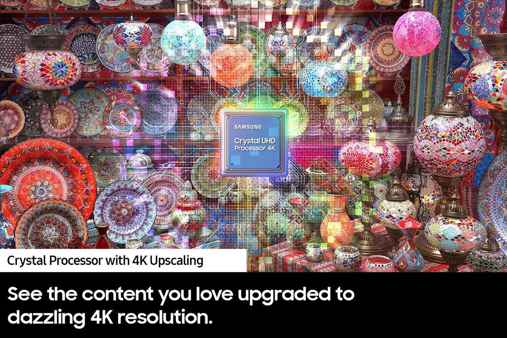 4K CU8000 Restored (Refurbished) Crystal UN50CU8000FXZA 50" TV UHD SAMSUNG Class Smart