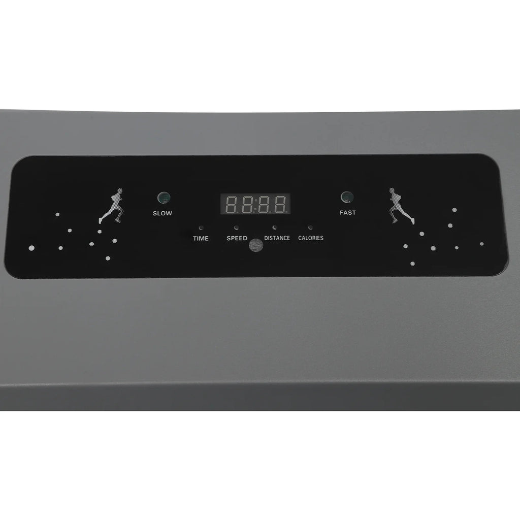 Treadmill Desk Display, Miumaeov Home Folding for Office Electric Treadmill, Jogging Under Remote and with LED 3.0HP in 2 Walking Control 1 (Gray)