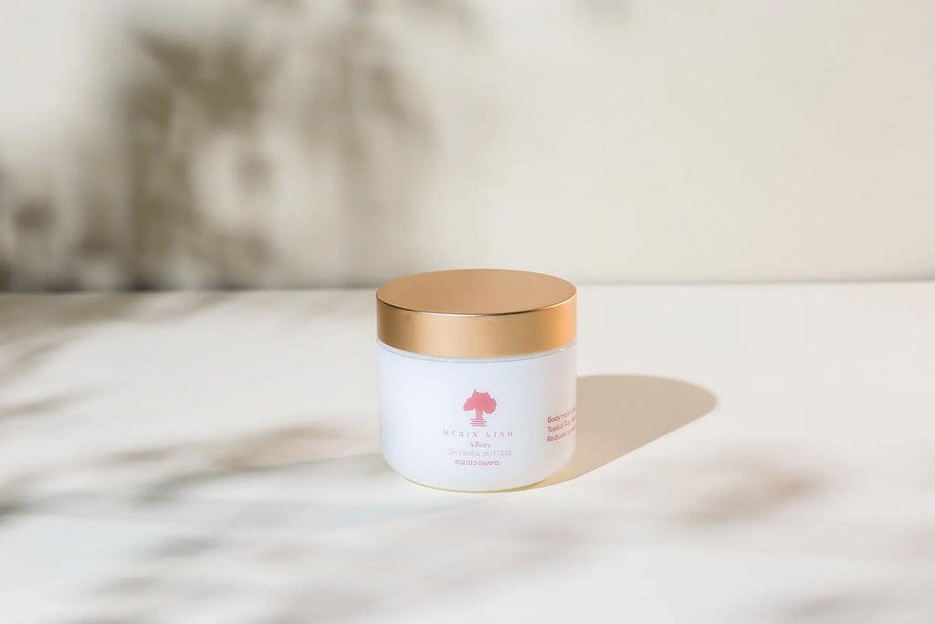 ALLURE Merin Kind and Vanilla Shea ( Orange, 8oz.) Whipped -Skin Hair Butter Tansy Body