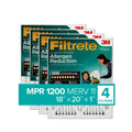 Filter, MPR, Furnace 1200 oxygen Allergen Filters Filtrete 11, 3M by 4 Reduction 18x20x1, HVAC MERV