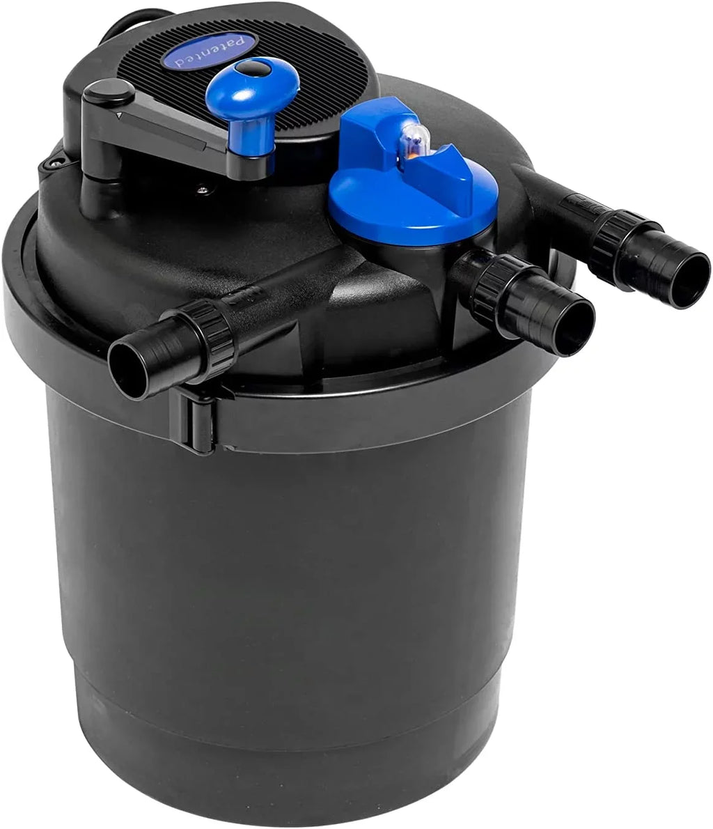 CPF-2500 Bio 13w Up Pressure 1600 Pond gallons with to Filter CNZ Clarifier,