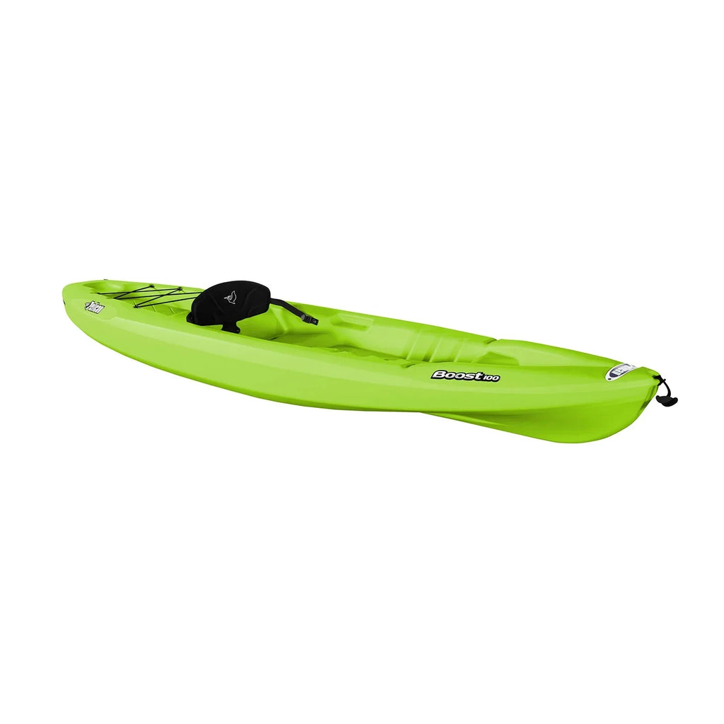 Green Kayak, 10ft Top On Boost Sit 100 Pelican