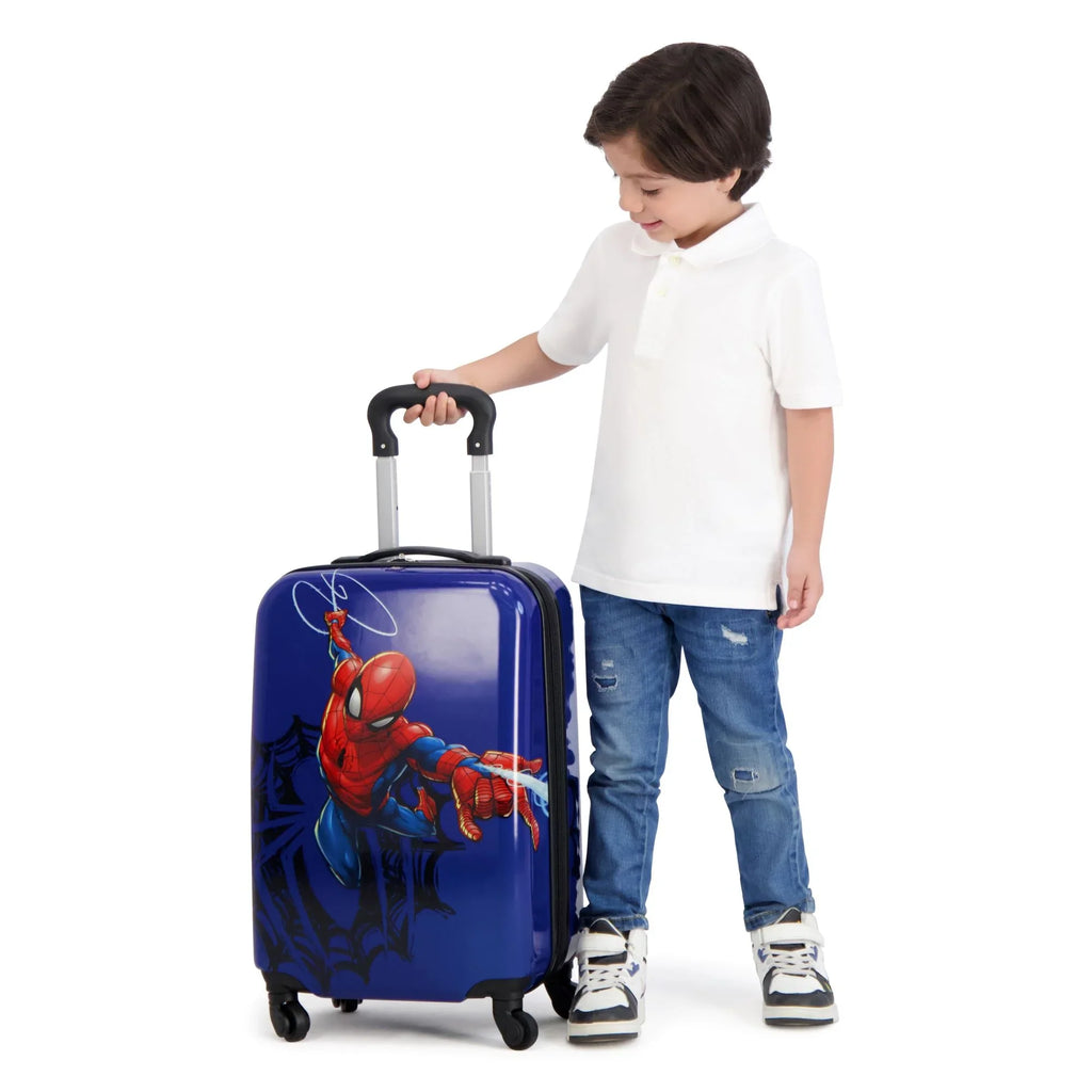 Wheels, Kids Hardshell Suitcase with Luggage, Spinner Rolling Marvel Inch Spider-Man 21 On Carry