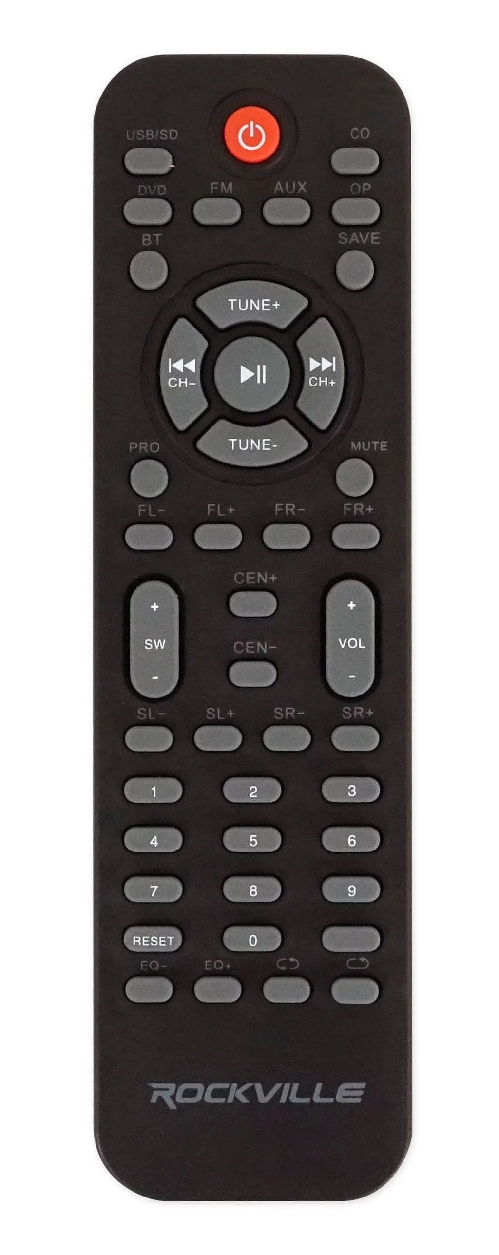 Machine Mics Wireless w/5.25" Rockville System VHF Home Theater/Karaoke Sub+(2)