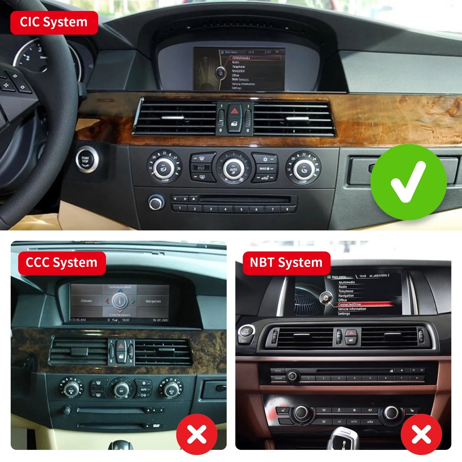 CIC, 8.8 Android Android Touchscreen for Road Apple Car E60/E61/E90/E91/E92 Radio 256G 3/5 Inch with Car Auto, Series + 2010-2013 Supports Multimedia Top 8G 13 BMW Mirrorlink, Radio Carplay,