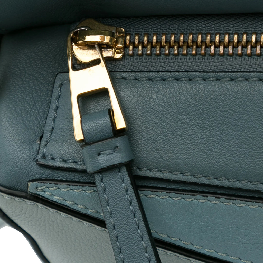 Pre-Owned Bag Small Leather (Good) Puzzle Calf Satchel Unisex LOEWE Authenticated Tricolor