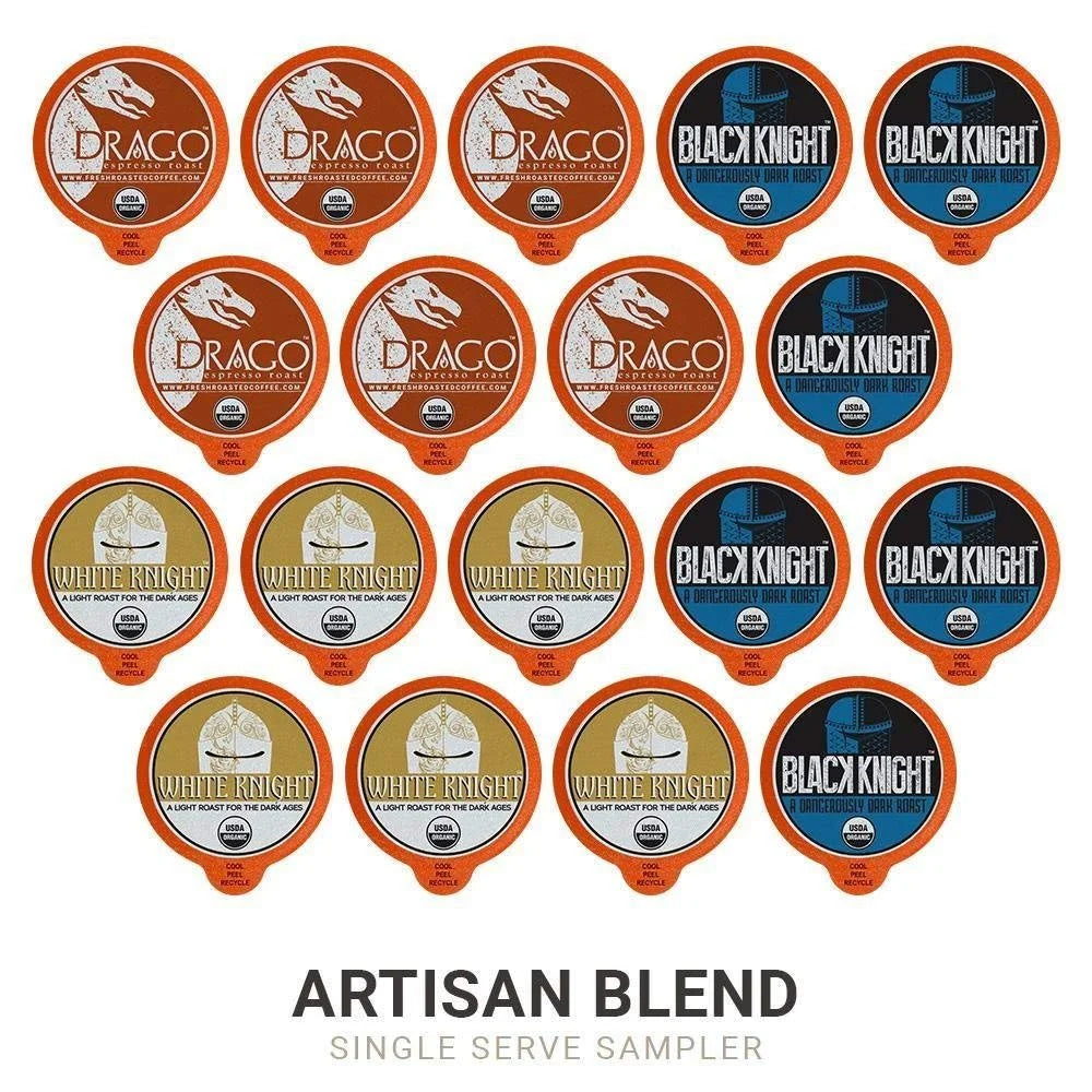 Brewers Count Pod Coffee, Keurig Sampler, 72 Roasted K-Cup Organic Coffee for Fresh