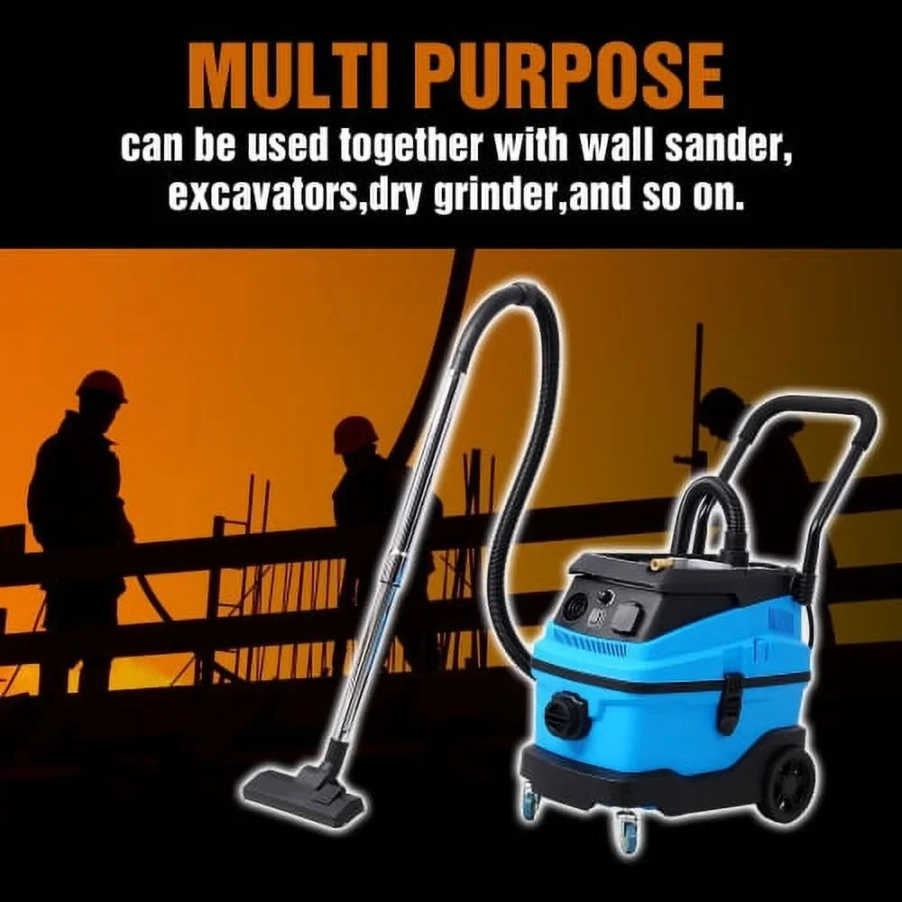 Suction Vacuum Hp Peak and Hair Capacity Hard in Home, 1200W 18KPA Floor 3 8 Large Great 1 Cleaner Workshop, Gallon Powerful Pet Shop Than Wet for More Garage, Vacuum Dry Blow 6 with