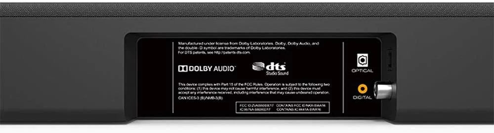36" System Channel Bluetooth - Soundbar Enabled Wireless Vizio SB3621n-E8 - Subwoofer 2.1