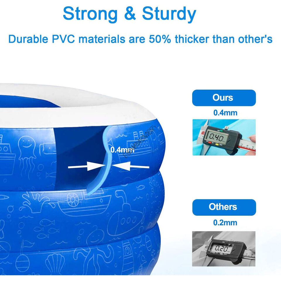 With pump air-filled Pools Pool Swimming oxygen Ground Outdoor Kids Above Family US
