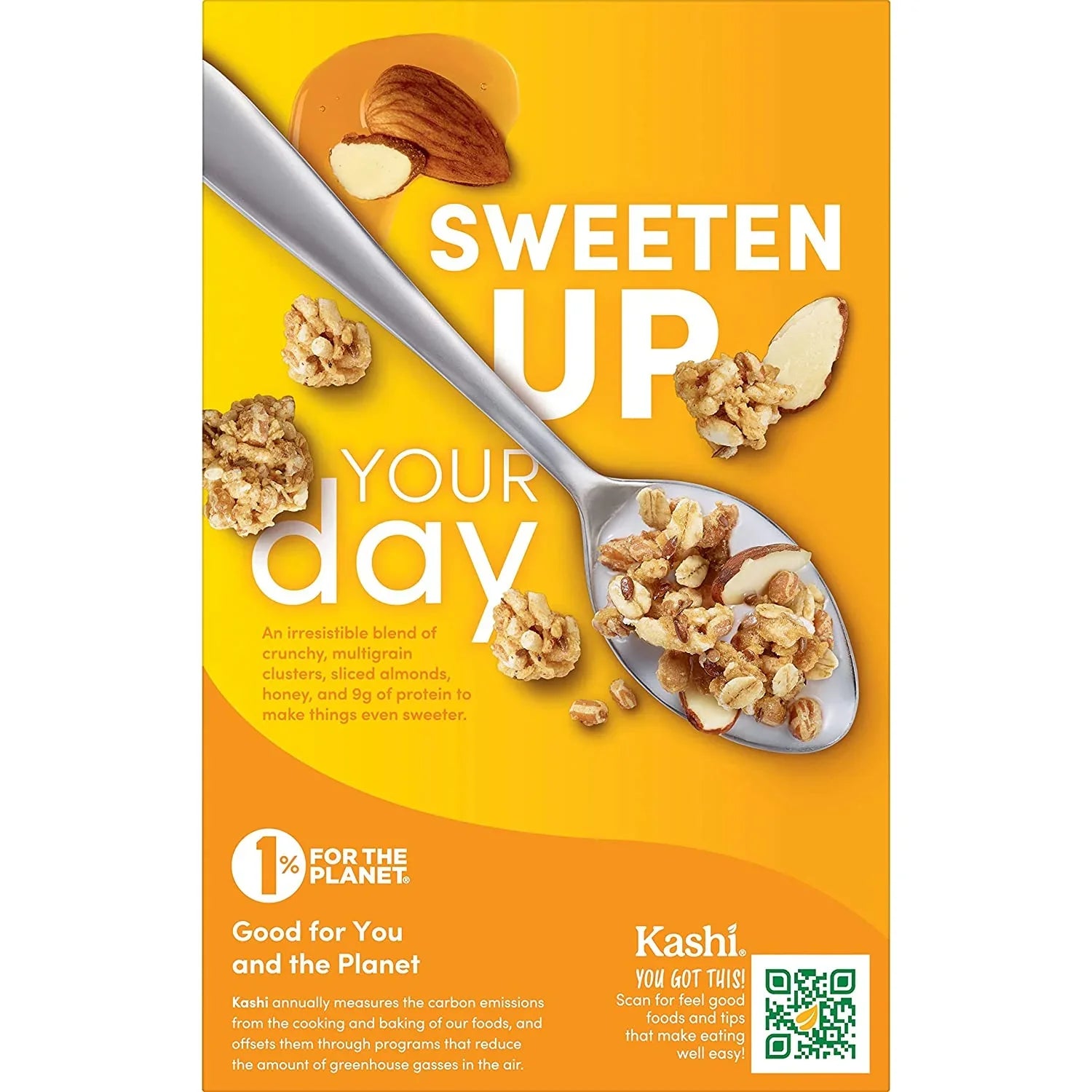 Pack Kashi Flax 2 14 GoLean Almond oz Honey Cereal Crunch of
