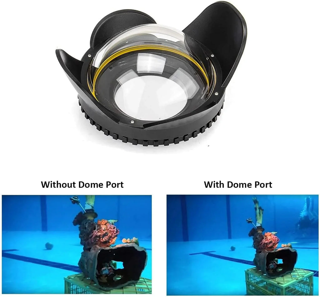 IV Dome Waterproof Hands Port M4 M2 Two II case Aluminium M5 w/ 60M RX100 Camera Seafrogs M3 III RX100 Sony Underwater & V Kit, I Housing for Tray