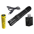 '- 1200 Lumens Battery, Cord, Flashlight Wall Adapter Nitecore 3Amp w/NL2150HPR New P12 Version USB LED and
