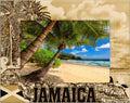 Jamaica x Engraved 10) Picture Wood (8 Frame Laser Landscape