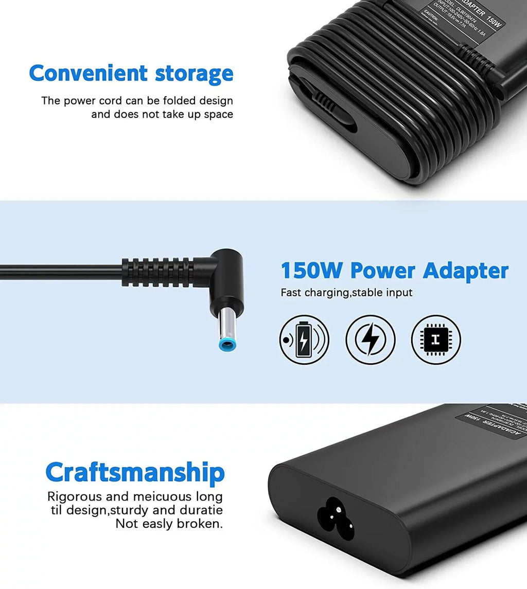 Adapter HP Zbook G4 4.5*3mm G3 for AC 150W JLLOM 15 Laptop Power G5 Supply G6 Charger