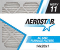 Pleated atmospheric Furnace Filter, Aerostar AC MERV Pack 14x20x1 11 atmospheric Filter, 2