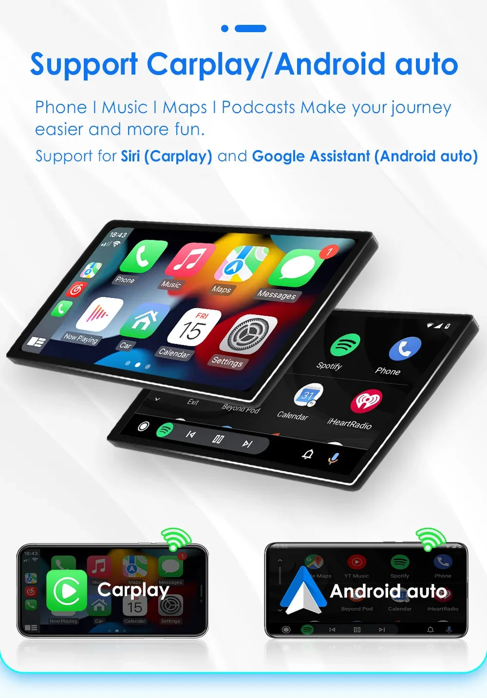 Fiat Car DSP 3+32GB Navigation Auto 500 Backup For 9" Android Radio AHD WIFI 2007-2015 GPS Camera Carplay Stereo