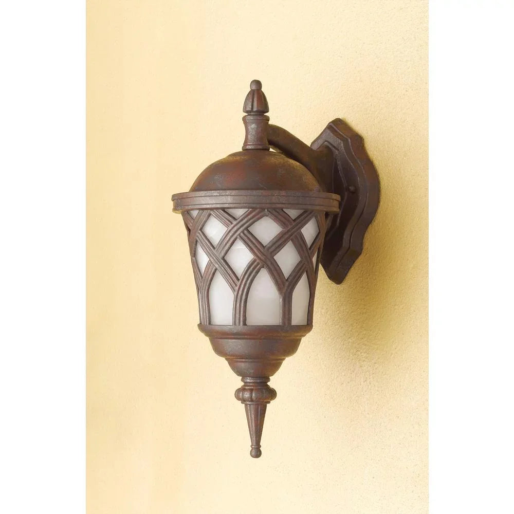 Inches Outdoor Wall OL-160WD-RU-Cal Inches 7.5 Wide Lighting-1 Light Lantern-16.75 Tall and