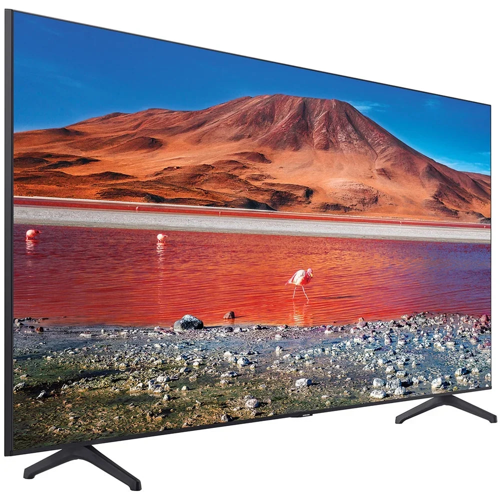 Ultra Design Mount Wall TV Gear TaskRabbit with Adapter LED 58-inch + + UN58TU7000 Samsung 360 Services Bundle 4K Model) HD Deco (2020 Installation Smart + Cables Surge HDMI