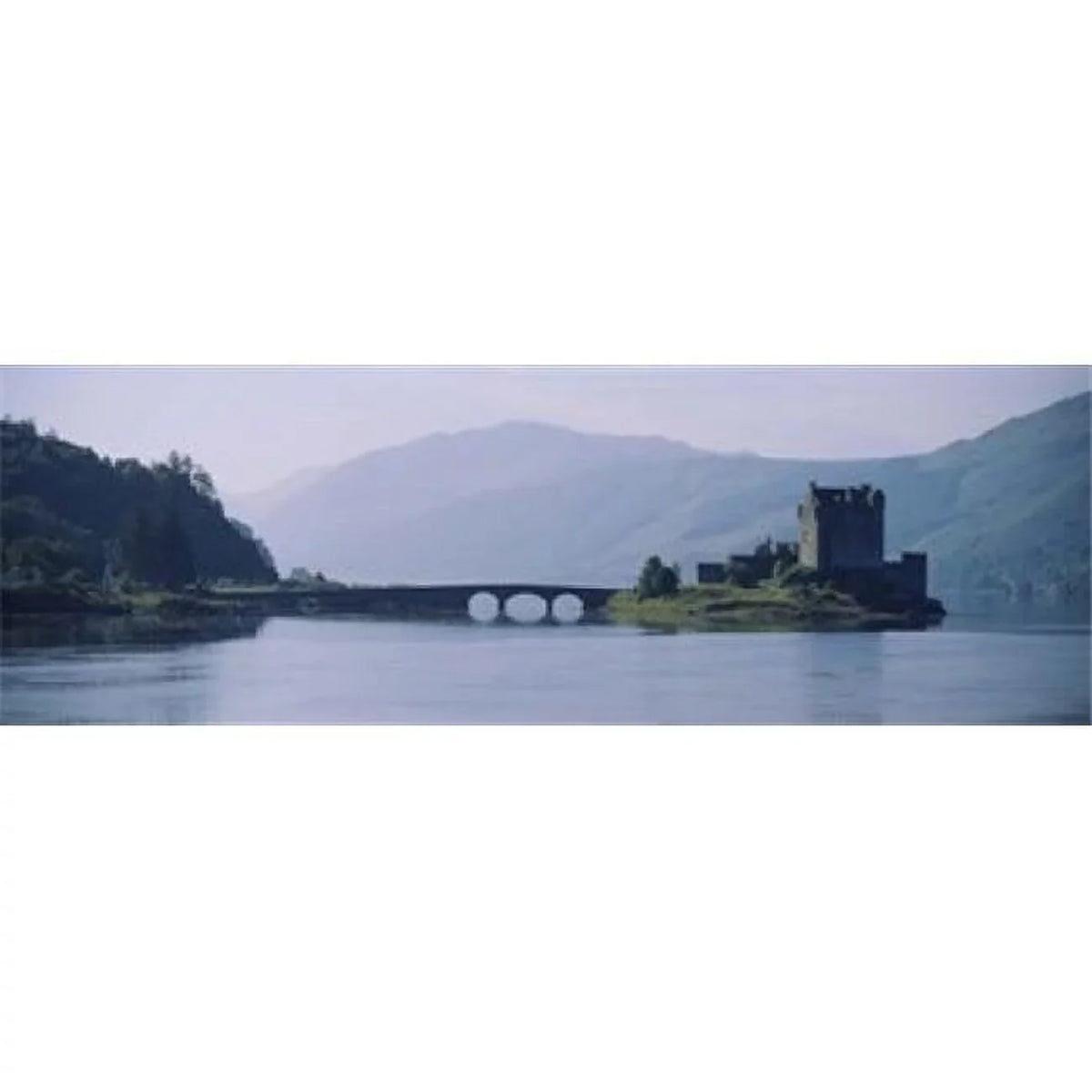 12 Loch Print x Eilean Donan by Poster Highlands Region lakeside 36 - Scotland at Castle Duich the Castle