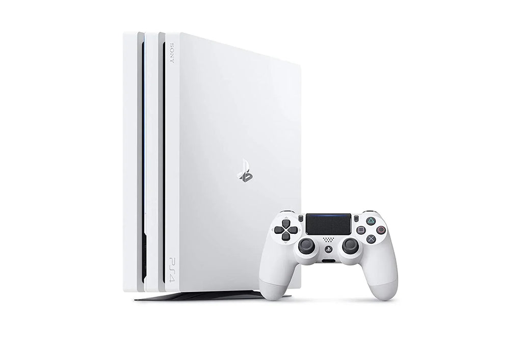 Used Gaming 1TB Pro White + 4 With With Microphone Sony Earbuds AXTION 2 Console G9 PlayStation BOLT Bundle Controller