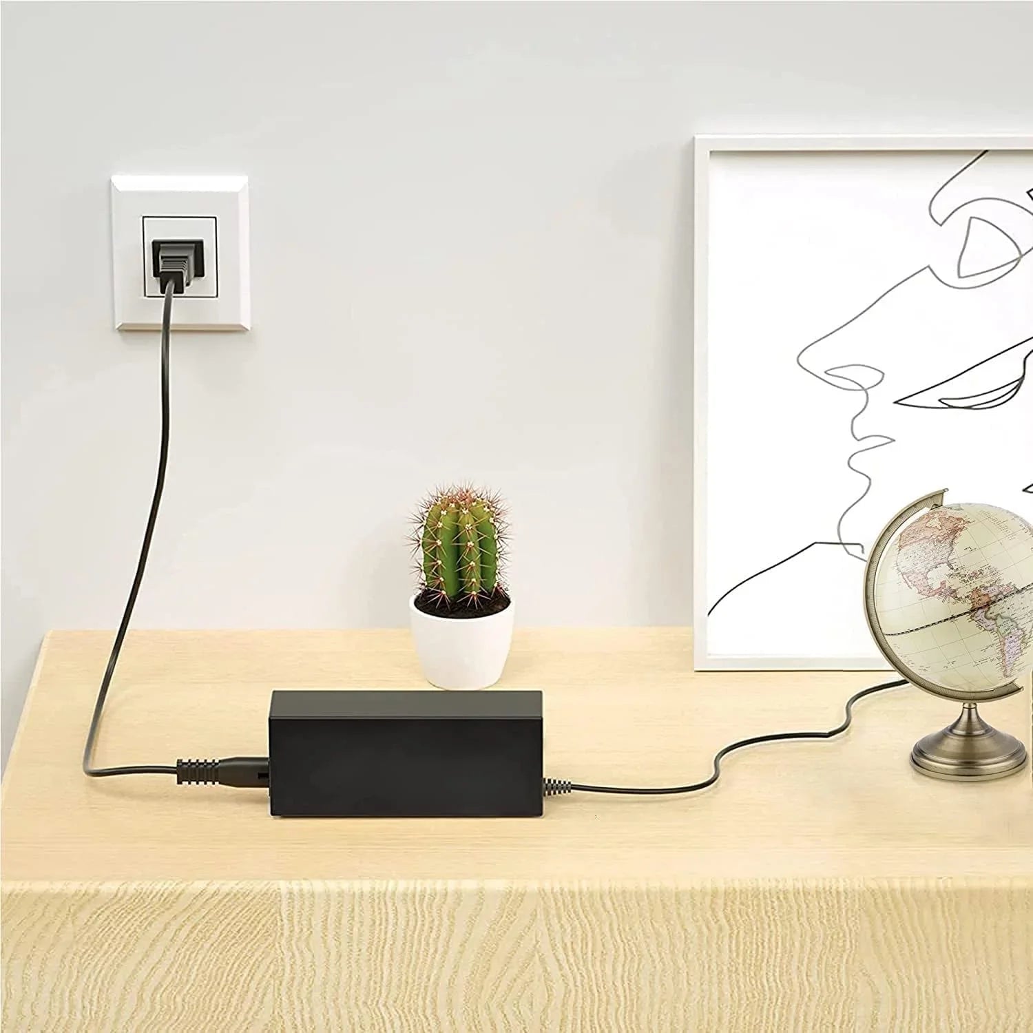 AC Guy-Tech Cord Supply Soundbar Samsung Power with DC Adapter Charger HW-F355 Compatible Cable