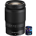 YR Zoom f/4-6.3 with Lens 24-200mm 7 Protection CPS VR Enhanced Nikon NIKKOR Mount Z 20092 Bundle Cameras Telephoto Pack for Z