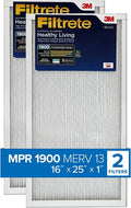 24.72 Healthy dimensions Ultimate 0.78 MERV 1900 atmospheric 2-Pack Filtrete 15.719 Allergen, Living Filter 13, exact x MPR 16x25x1 x