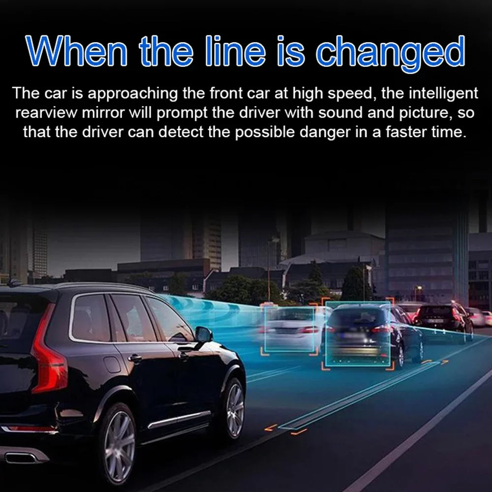 DVR, Recorder 170 Enhance Lens Degree Dash Car Safety Your - Wide - Vision, Cam: Multi-language Navigation Night Experience Video GPS Dual Navigation Angle, Car and 10.26in Car Camcorder