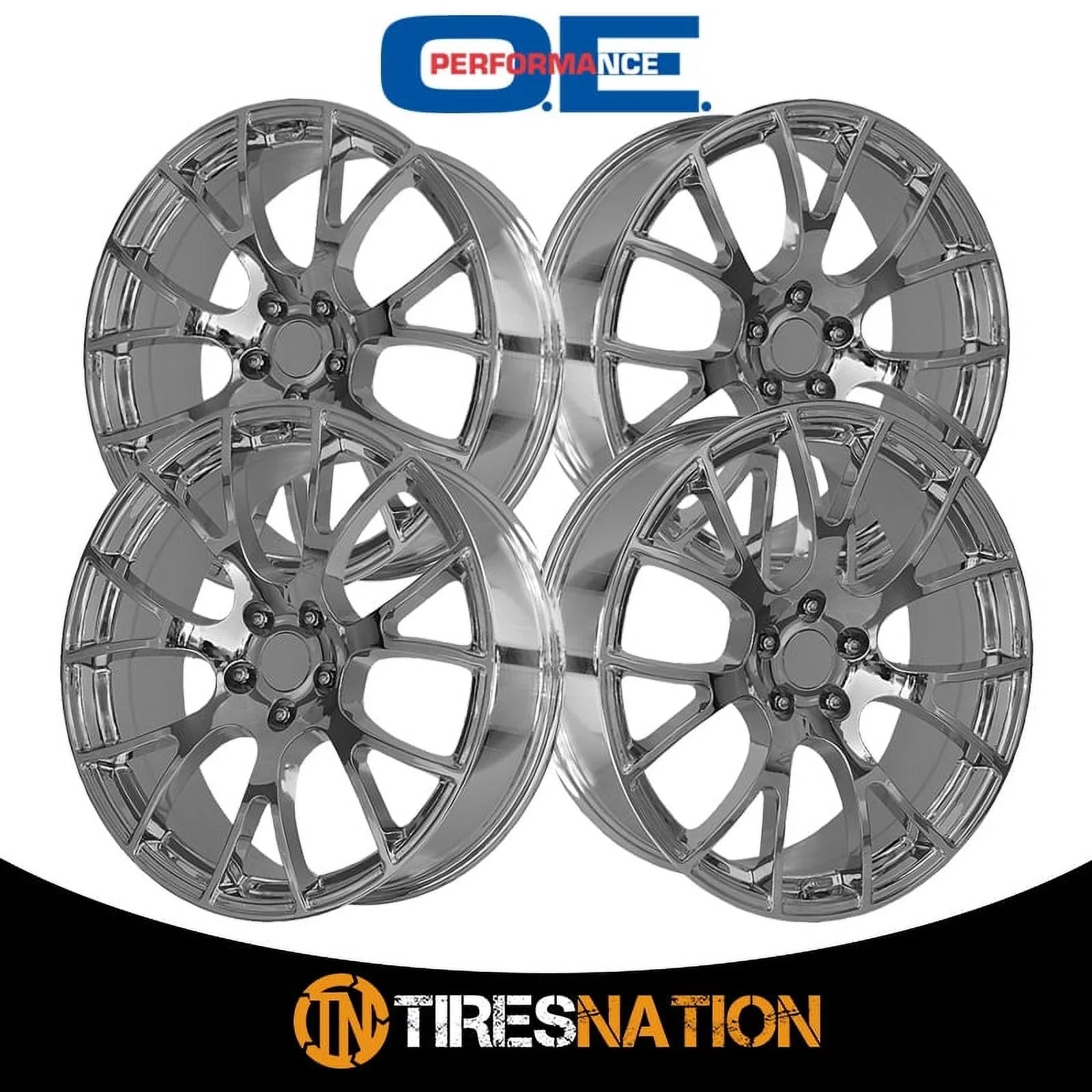 Chrome Aluminum PR161 20X9in OE Rim Finish, 161C-299020 Creations