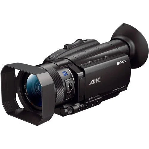 FDR-AX700 + Memory 128GB + Case Handycam with Card Sony Camcorder More HD Video - Carrying and Cable HDMI 4K Camera Star