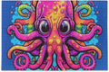 Storage Eyes Puzzle to Zigsaw Easy Big 1000 Bag Reference Picture Solve with and Pieces, Jigsaw Octopus