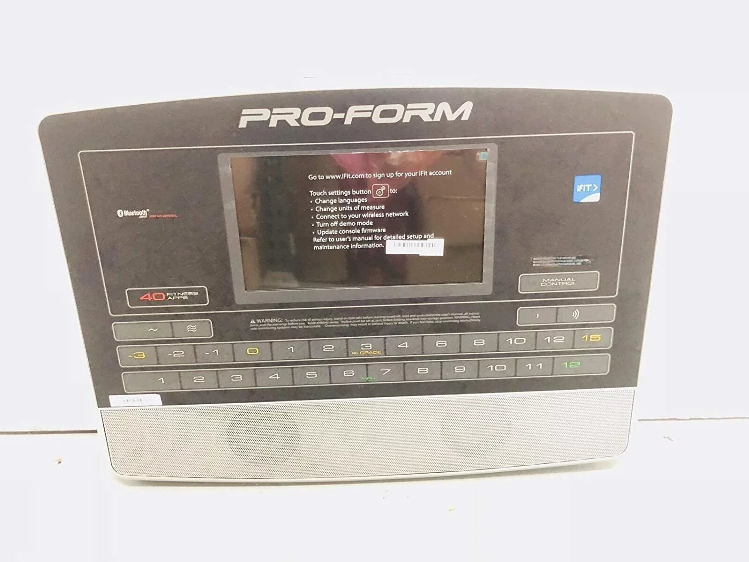 Icon Inc. Fitness, Console 384470 ETPF17116 Treadmill with 9000 Health 385550 Works Display & Pro Proform