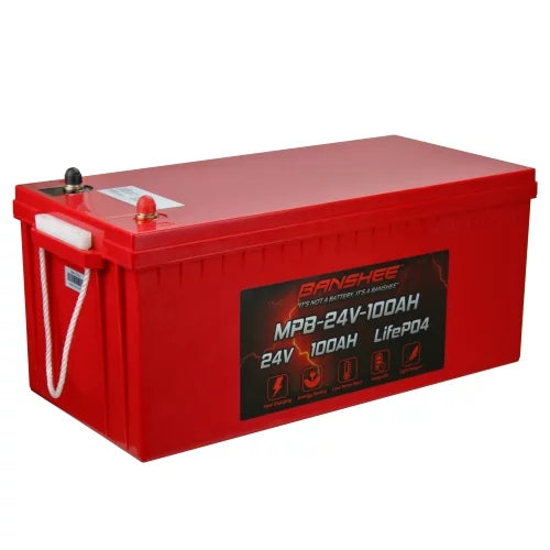 | Battery 5-Year Systems High-Performance for 100AH Off-Grid and Warranty Energy 24V | LiFePO4 Storage Solar