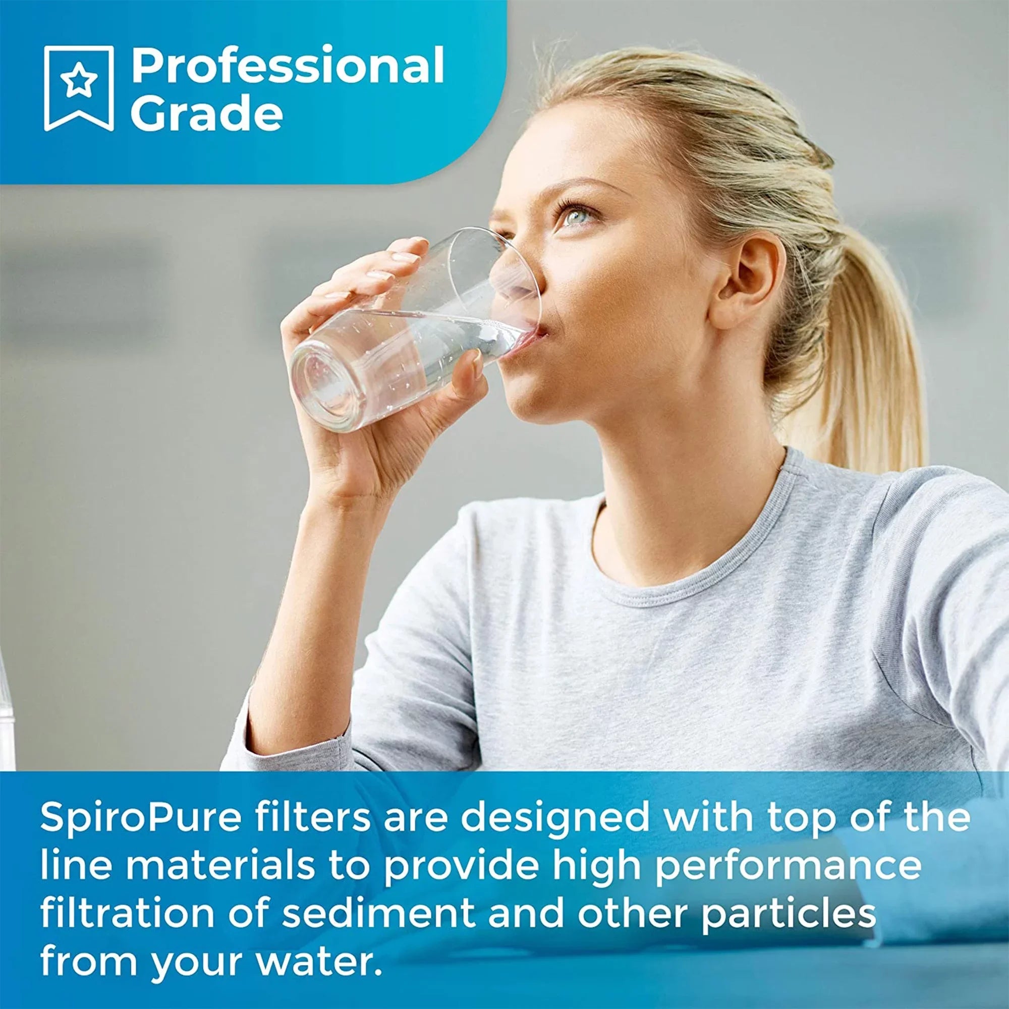 Cartridge, (24 Polyester SpiroPure Pleated 2.5" Filter 10 Micron Pack) x 30