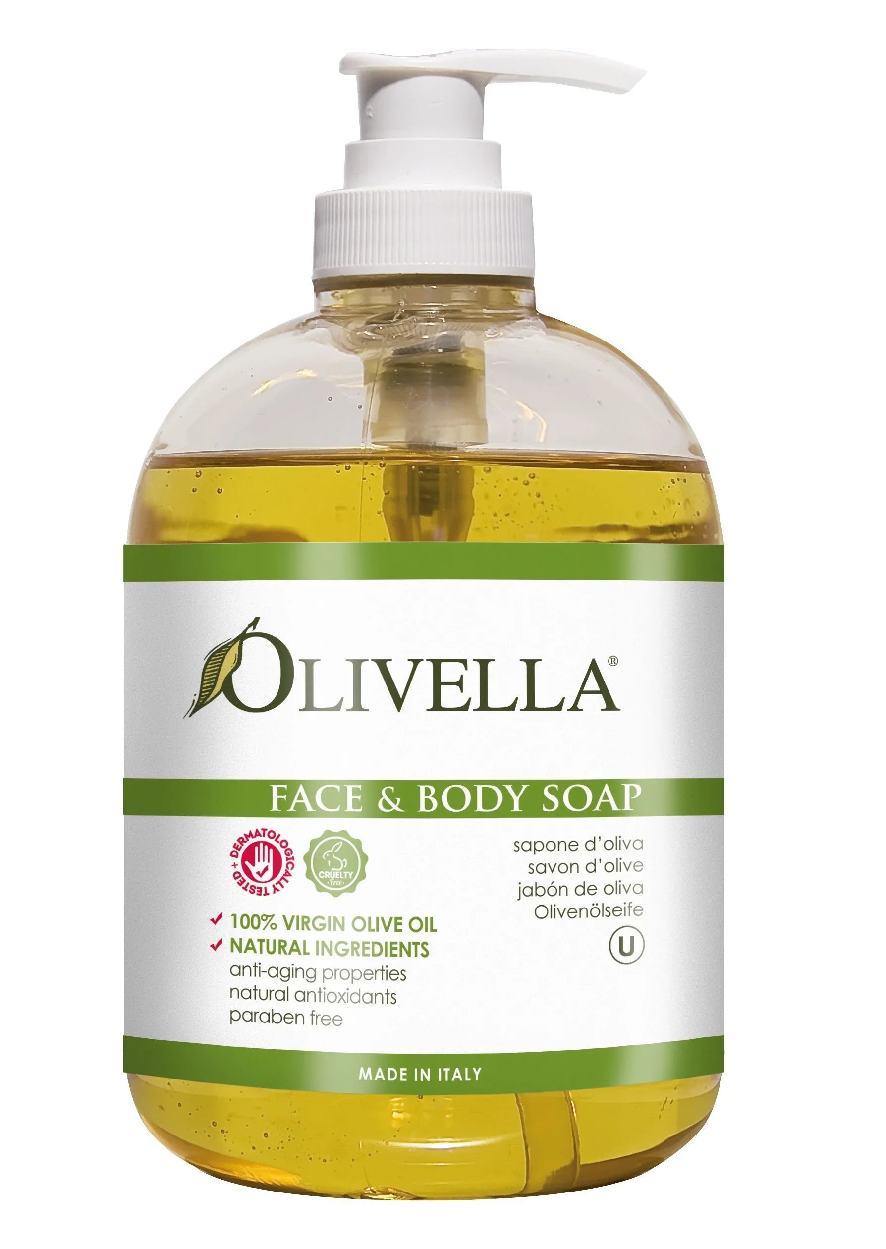 of Face Olivella oz Virgin 10.14 Body and Oil Pack 4 Olive Soap Liquid