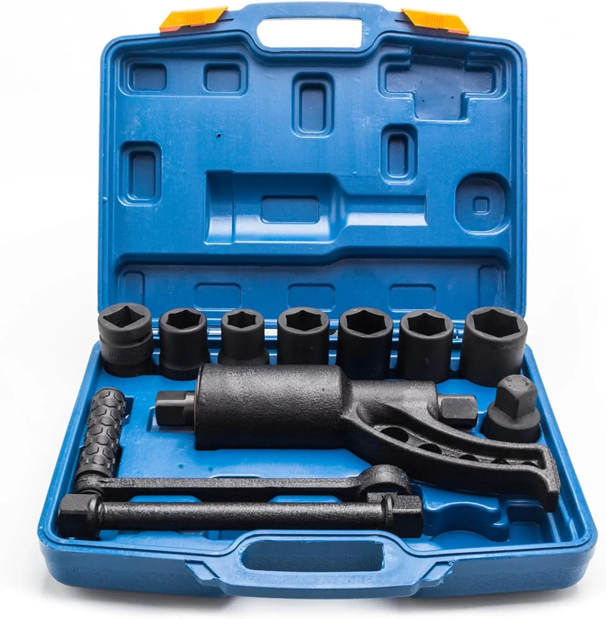 Heavy Labor Multiplier Duty Lug torque Lugnut with Case 4800 NM 8pcs Remover Nut Set Set Black Saving Socket Torque 1:58 Tool