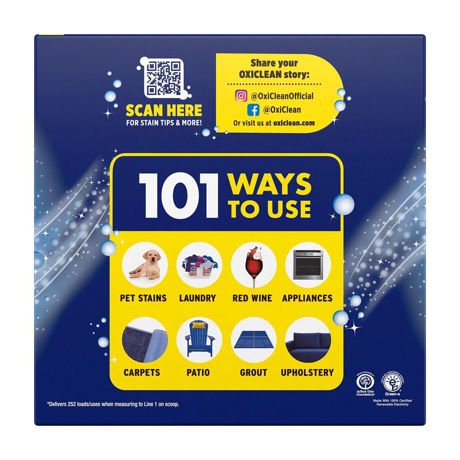 252 OxiClean Max Efficiency Loads Remover, Stain