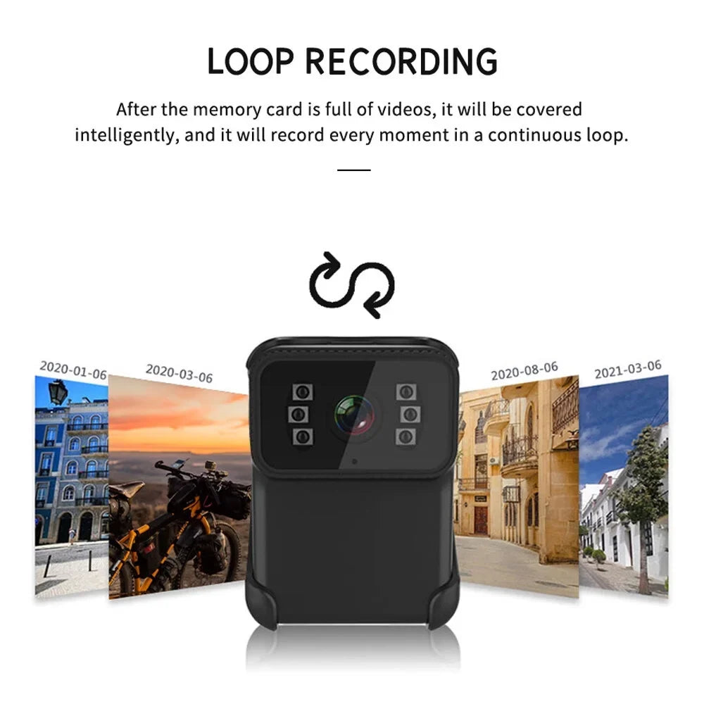 Vision Vision Lens Video Loop Vision Video Wireless Waterproof Built-in Daily 1080P Video Battery Wide Loop Video Daily Battery Clip Pinnaco Camera Waterproof WiFi Lens Camera,Camera Wide Camera