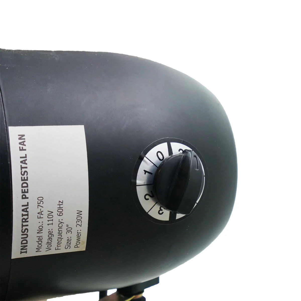 '- Oscillating Northlight Industrial Adjustable 3-Speed Black Fan 30" Pedestal