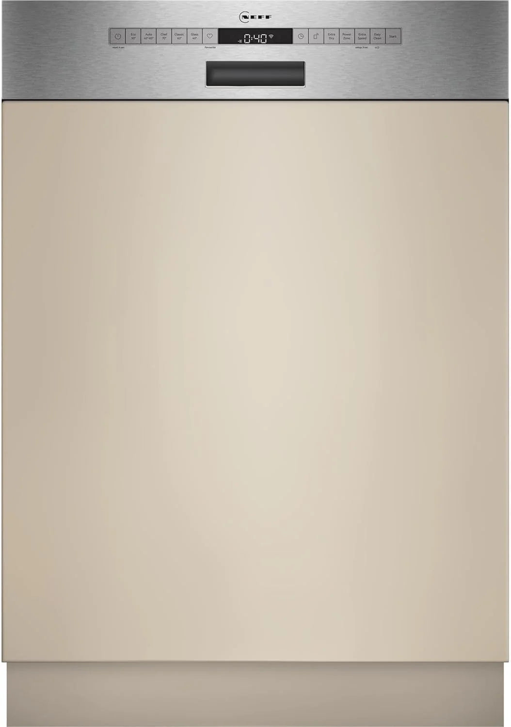 Neff S145Eas16E, N 50, Inteligentna Zmywarka Do Naczyń, Częściowo Zintegrowana 60 Cm, Zmywarka, Wyprodukowano W Niemczech, Kosz Na Sztućce, Bardzo Cic