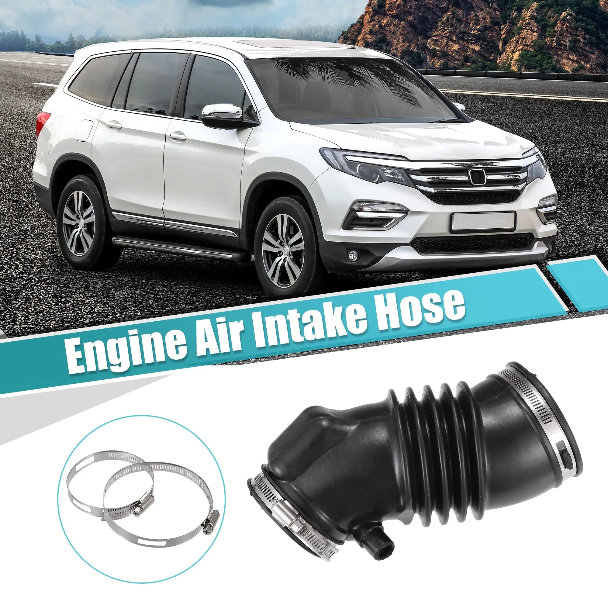 '- Intake Unique Pilot with for Hose 2009 Honda Clamps Stainless oxygen Cleaner 2015 Hose Bargains Steel