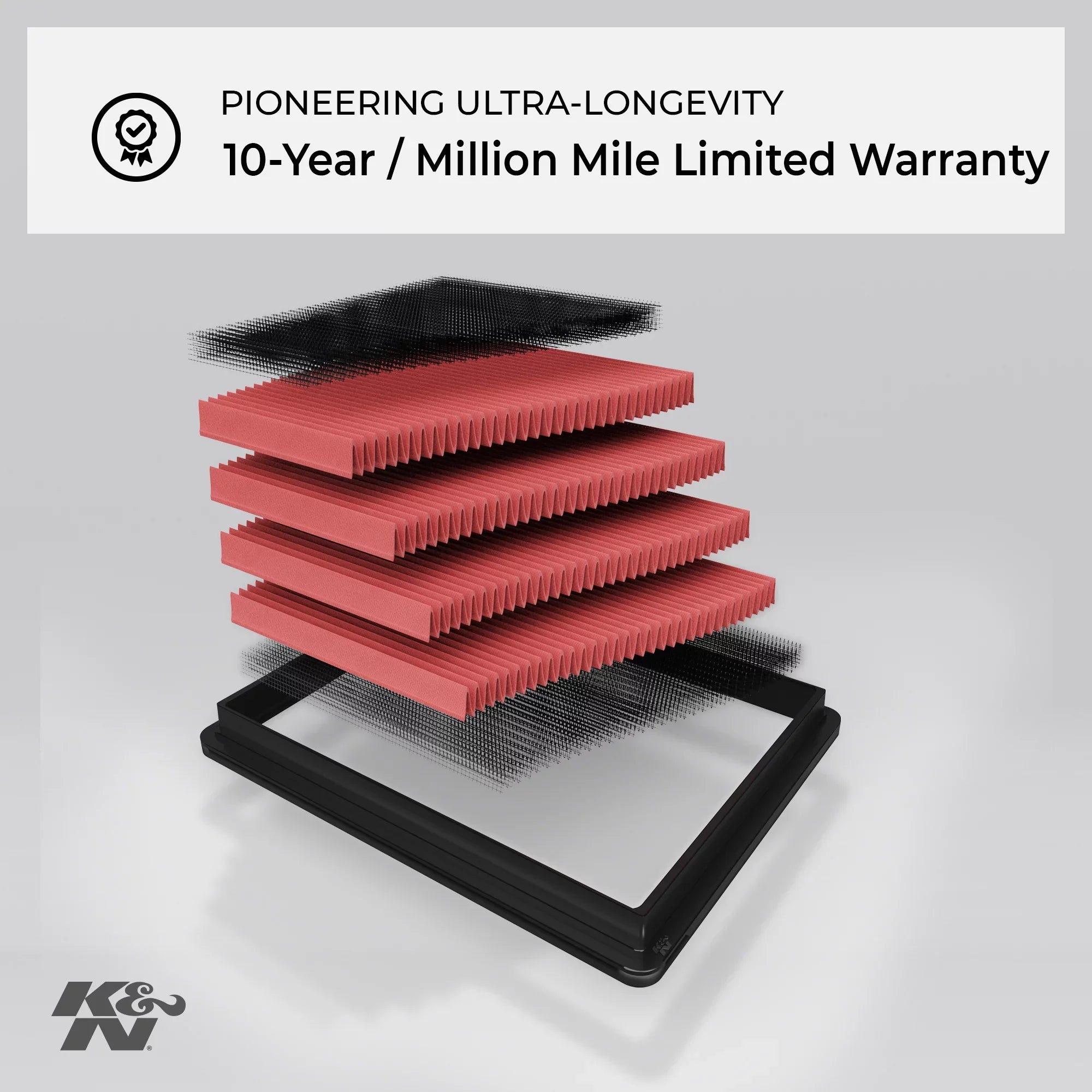 Filter: Freelander), Replacement LR2, Rover Washable, atmospheric High Premium, 2011-2018 33-2991 Rover Range K&N L4 Filter: Engine Sport, (Discovery Land Evoque, Performance,