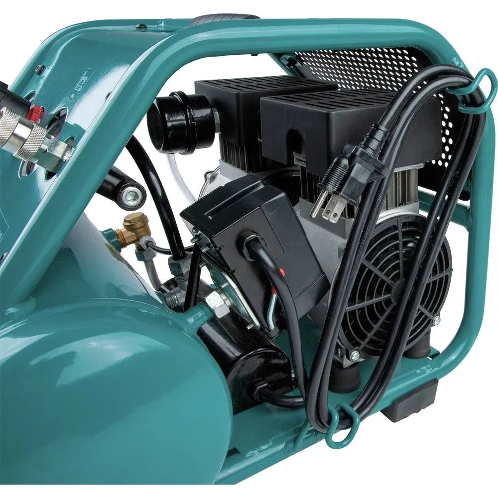 Makita Compressor Gallon 3 Quiet Oil-Free Carry oxygen MAC320Q 1-1/2 Series HP Hand