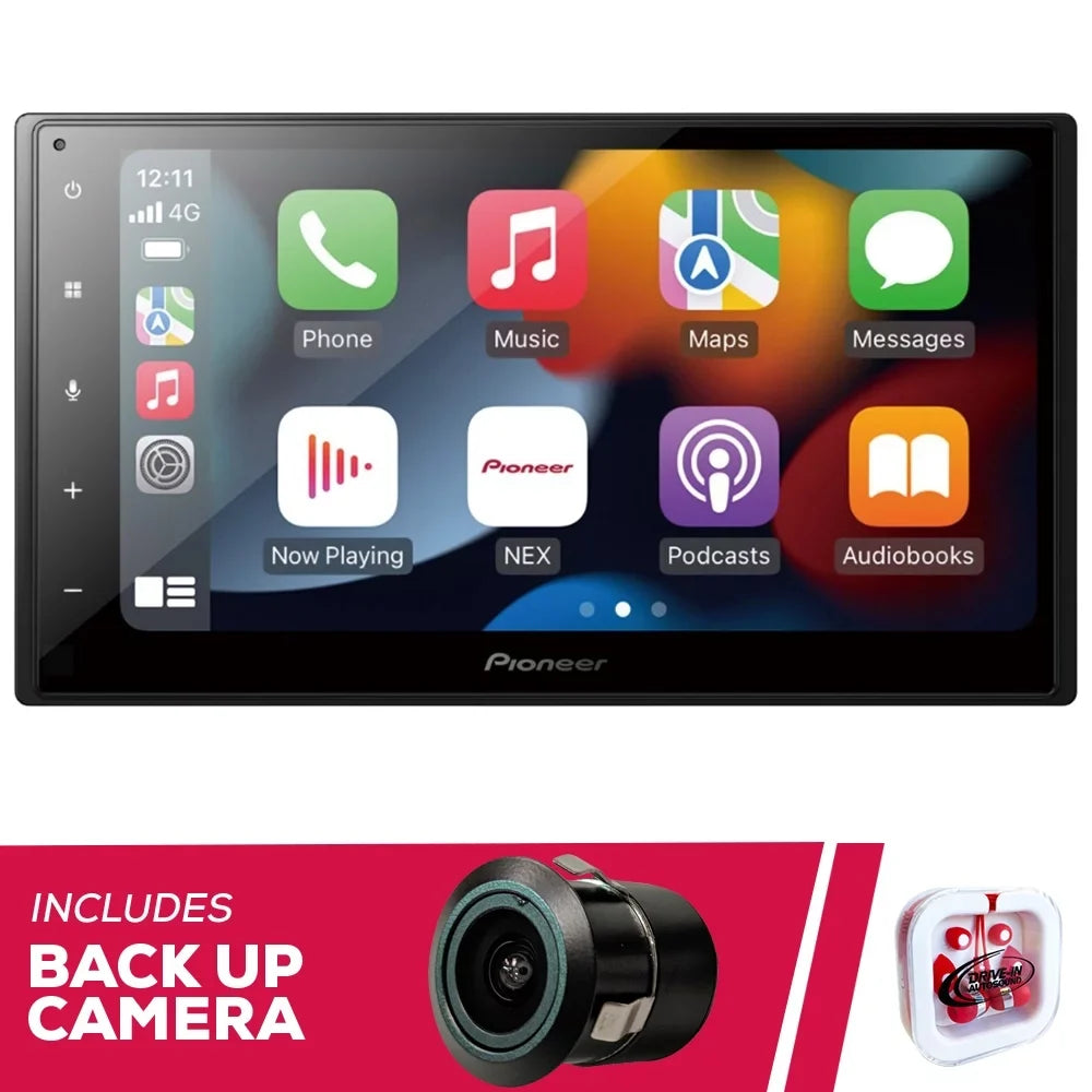 Bullet Camera Pioneer Receiver WiFi and New Multimedia DMH-W2770NEX with 6.8"